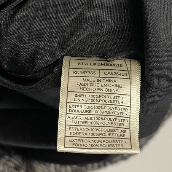 NEW Steve Madden Zoey Jacket Womens Large Black White 1 Button NWOT - Picture 6 of 10